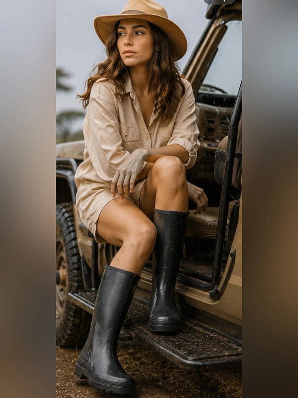 Cougar Charcoal Winter & Rain Boots